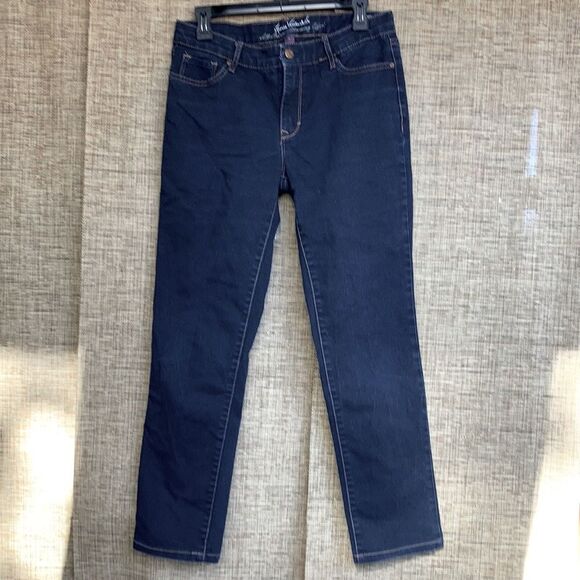 Gloria Vanderbilt all around slimming effect Bridget slim leg jeans color navy - Picture 1 of 7